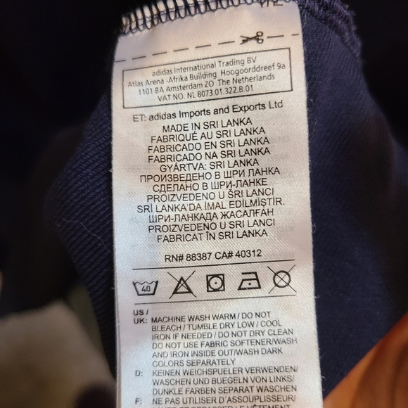 Adidas Enhanced Motion Long Sleeved Climalite Tee in Black and White - Size M - Picture 12 of 14